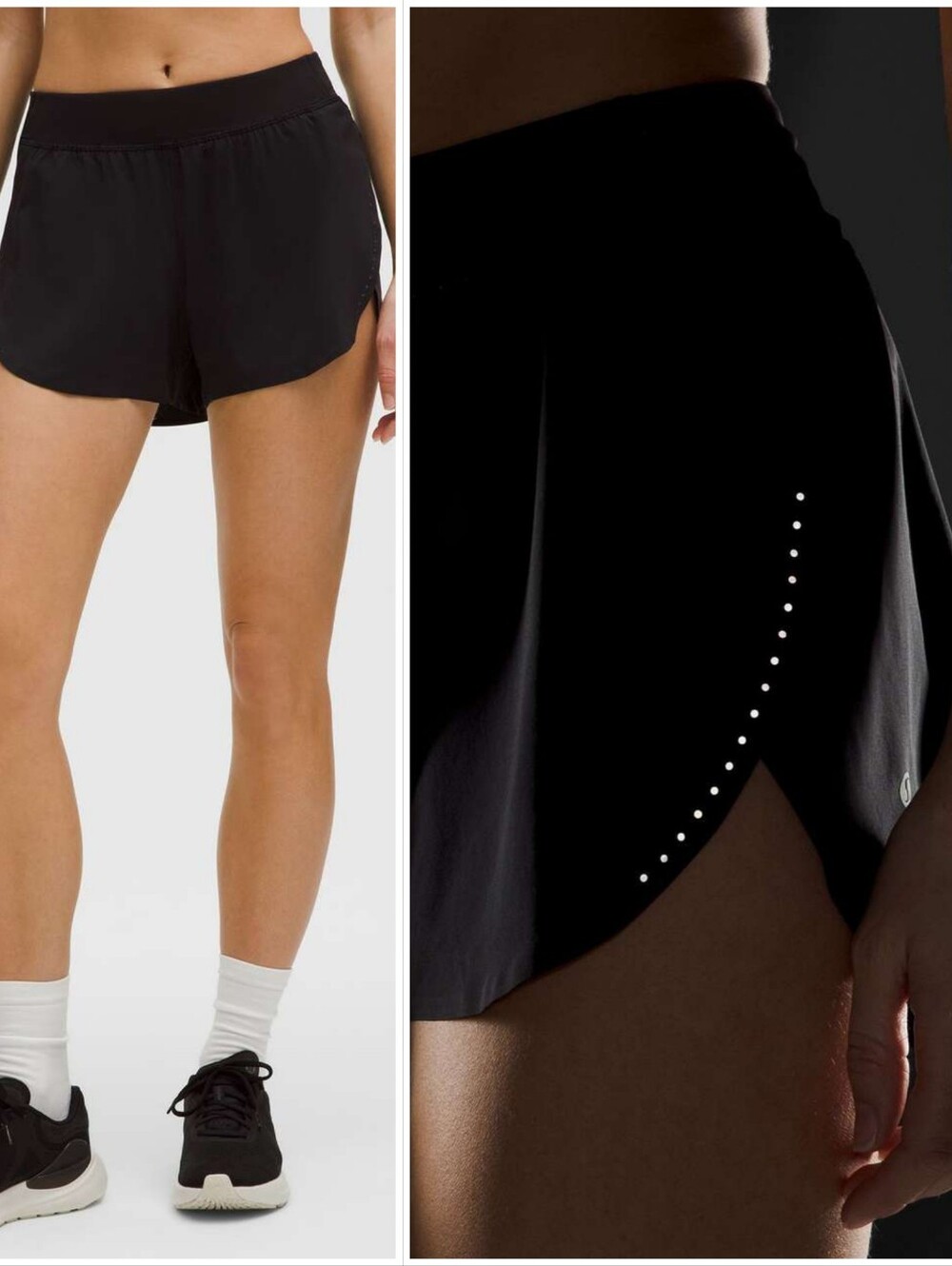 🆕️ Lululemon Fast and Free High-Rise Classic Fit Split Shorts 3" in Black